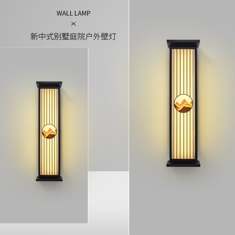 太阳能防水防尘庭院围墙壁灯