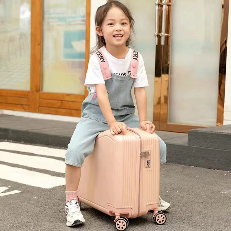 儿童可坐可骑20寸登机拉杆箱