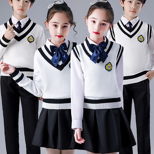 速发20出4新款儿童合唱演小服男童爱国朗诵比赛表演服装2学生合唱