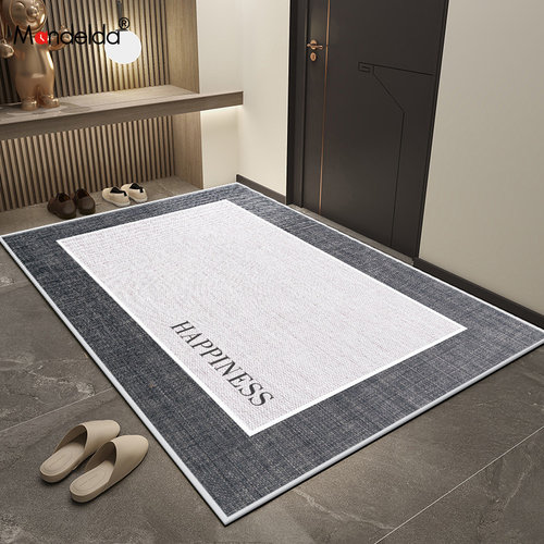 速发满得达大门入户地毯TPR绒利时比高级感防关地垫加厚玄滑门垫