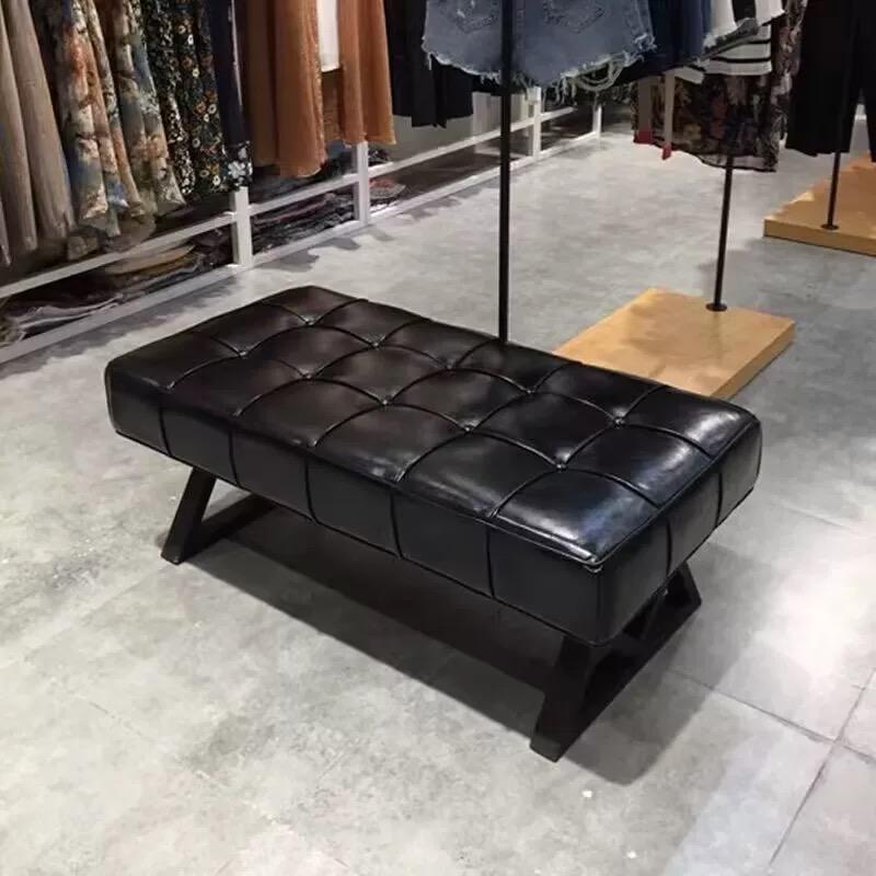 商场店铺软包长凳换鞋凳