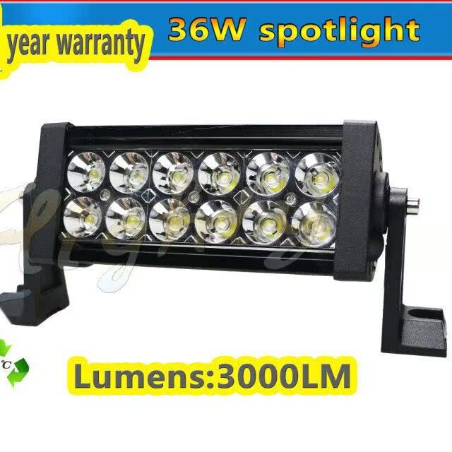 LED大灯 36W长条灯农机配件改装灯具中网越野工作灯
