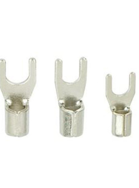 供应 UT端子，叉形端子UT6-6，符合ROHS, UL， U形 冷压端子