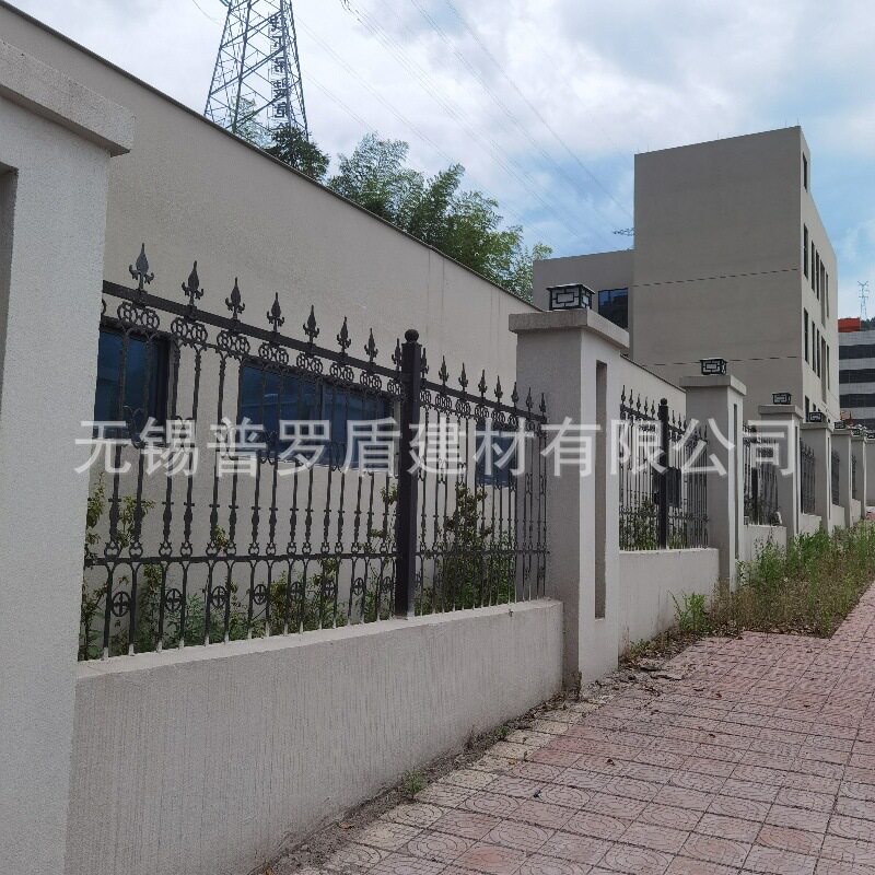 锌钢铝艺别墅学校户外庭院围墙 铸铁隔离栏 室外防护工厂铁艺护栏