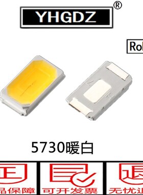 5730 led发光管 暖白色 发光二极管 灯珠5730 暖白灯 白光LED