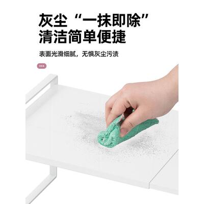 EQ4F打印机置物架桌面支撑摆放桌上办公室家用书桌双层增高架子隔