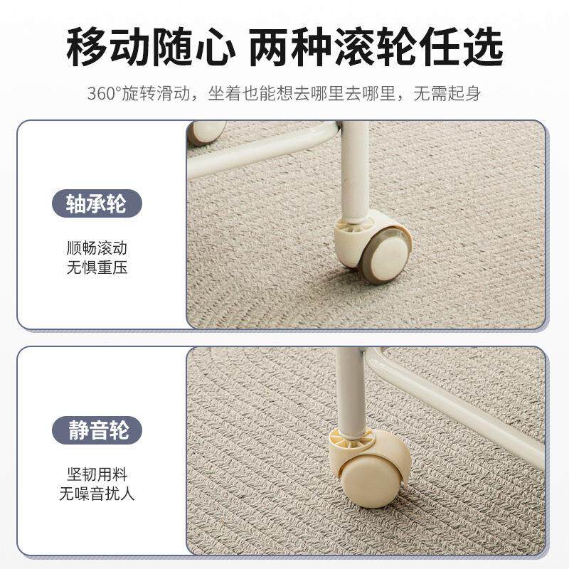 万向轮小凳子小椅子家用靠背带娃儿童凳子美缝凳子滑轮小圆凳