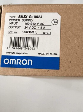 开关电源 S8JX-G10024电源开关