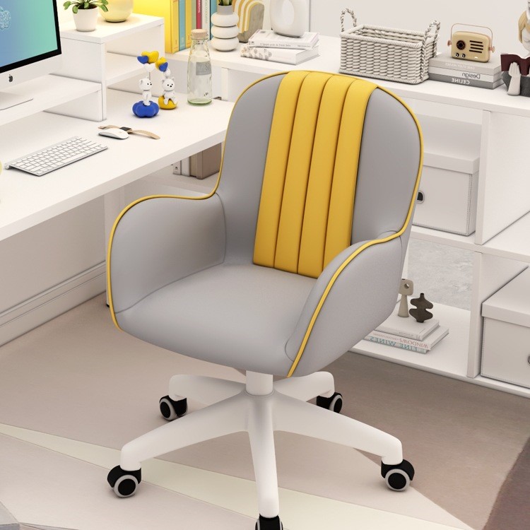 电脑椅家用女生卧室化妆椅宿舍写字学习书桌椅子久坐升降转椅