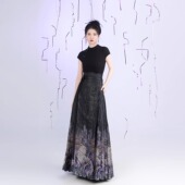 赛博麒麟织造司原创明制汉服仿妆花织锦缎马面裙日常通勤半身长裙