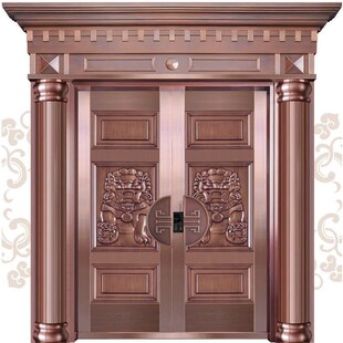 防水别墅大门隐藏式指纹锁双开门密码锁家用电子锁滑盖铜门智能锁