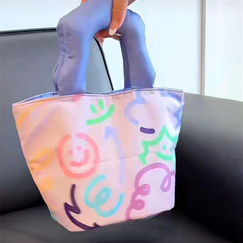 大容量饭盒袋手提便携铝膜保温便当包上班带饭午餐包加厚便当袋女