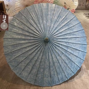 许家油纸伞天空蓝浸染防风防雨晴雨两用古风拍摄道具汉服桐油伞