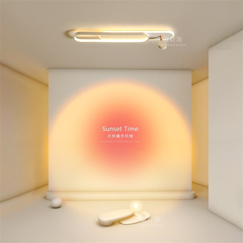 2024新款夕阳灯简约现代led过道灯网红落日灯走T廊灯玄关过道灯具