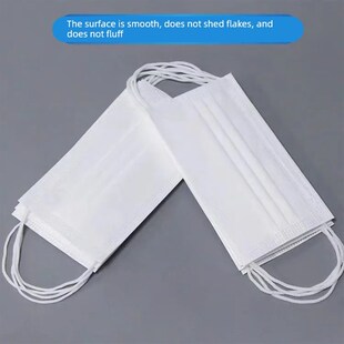 ES无尘口罩一次性亚光无尘室专用口罩50祇盒装光滑净化口罩不起毛