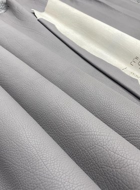 意大利INCAS珍珠灰植鞣革真皮纳帕手感胎牛皮手工DIY皮具皮料