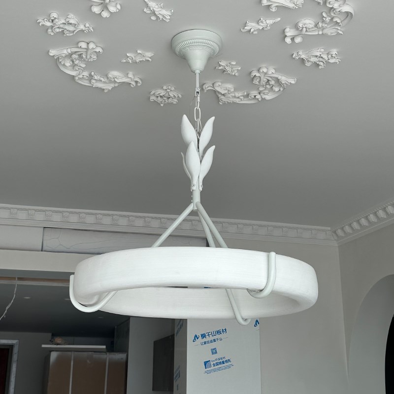 复古法式客厅吊灯设计师款Athena艺术雕花漫反射母婴灯卧室餐厅灯