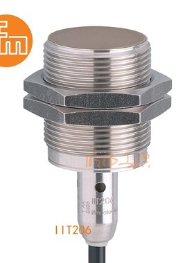 易福门接近传感器IIT206;14 mm 齐平安装;100 Hz;常开;DC; PNP