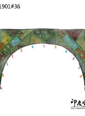 印度挂毯门帘 手绣门头横挂帘布艺家居瑜珈馆装饰多款入190*97cm