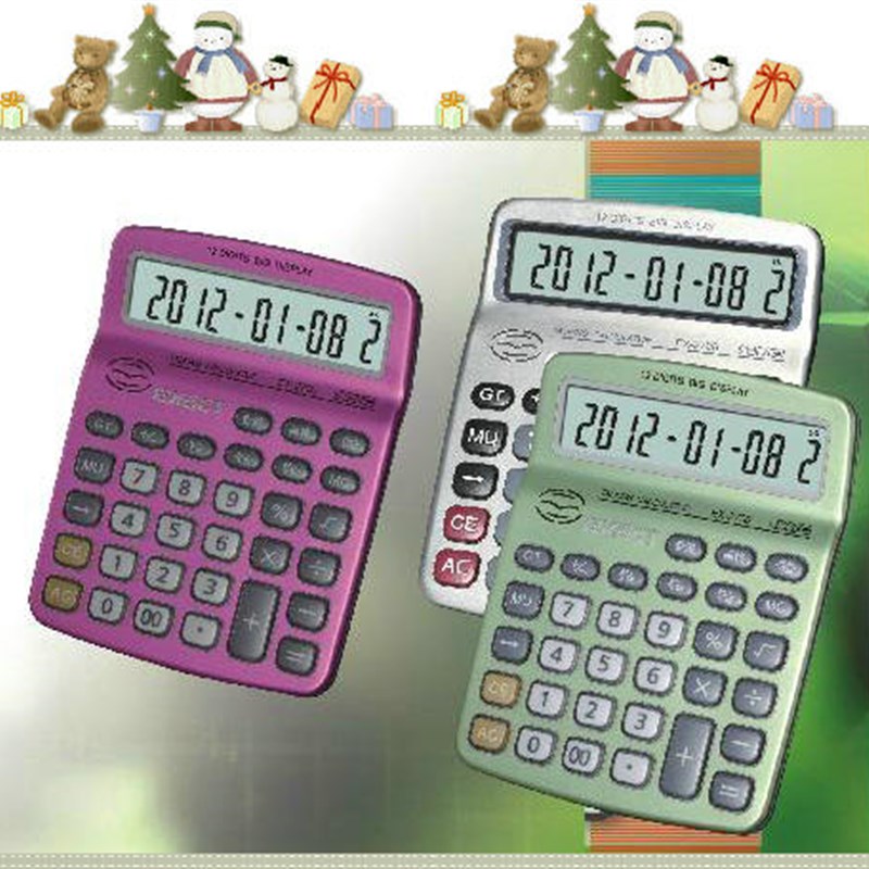 伊若特2700计算器语音12位计算器 超N薄玻璃按键大屏幕计算机