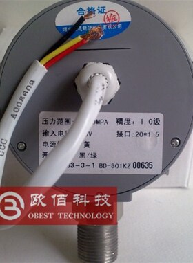 真空表  BD-8j01KZ数字真空控制表 数显负压压力表 -0.1-0MPa