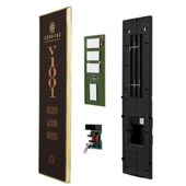 宾馆酒店电子门牌门显 触摸门铃开关面板房号牌房态LED灯显示门牌