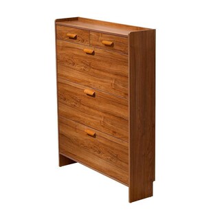 入户超薄翻斗鞋柜家用门口实木带抽屉小户型17厚24cm宽斜放式鞋架