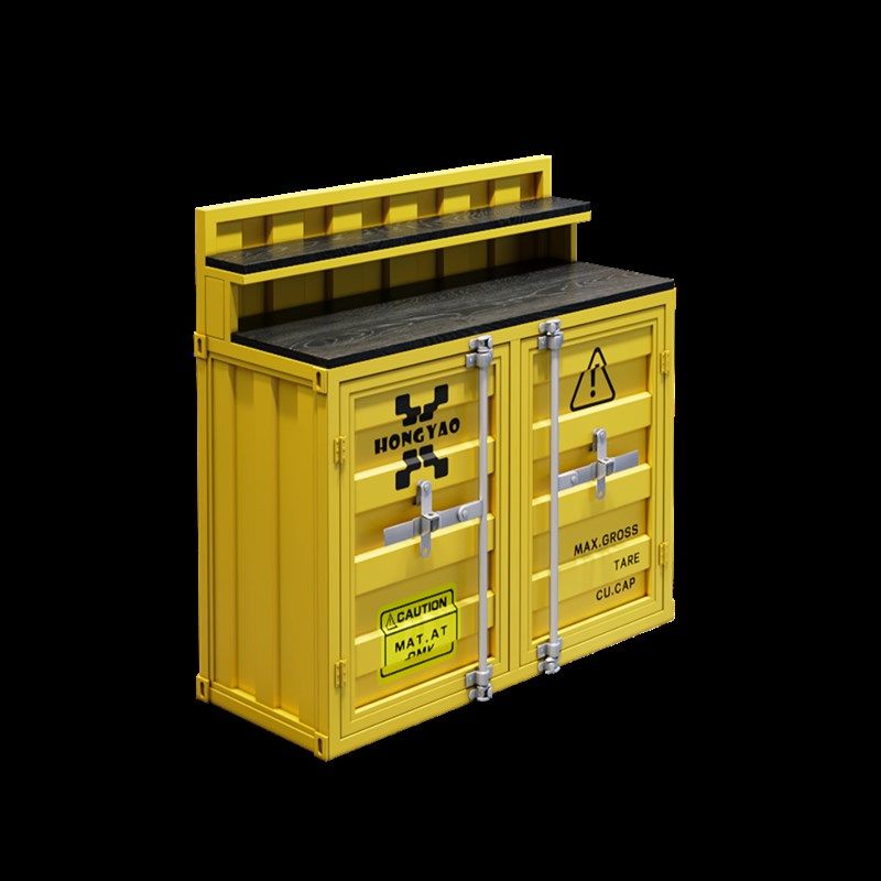 工业风集装箱火锅烤肉店自助小佐调料味台餐厅商用蘸料台餐边柜子