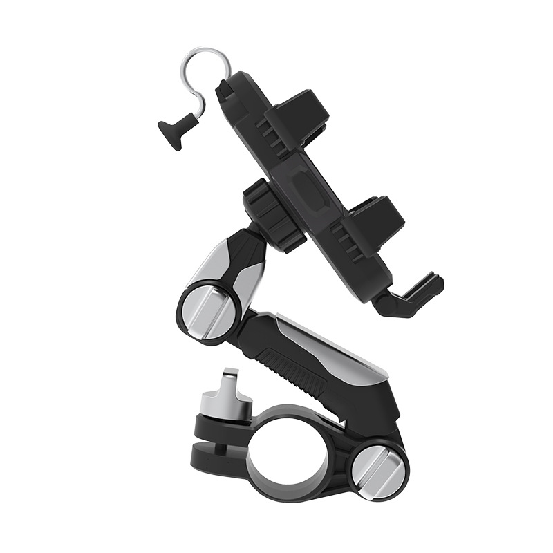 电动车手机架外送机车户外骑行登山自行车防震导航手机支架