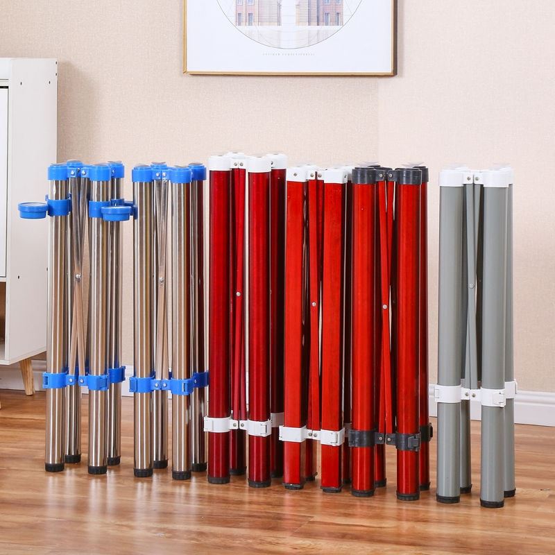 桌架子桌脚架折叠桌腿支架铁艺餐桌脚架四方不锈钢腿饭桌架桌子腿