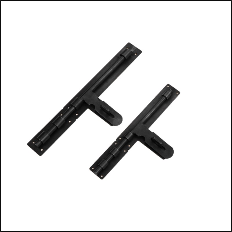 仿古纯铜门栓中式门闩黑色黄铜门锁扣花园户外明装木门铜插销