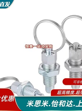 ZAC40/41/42-M6/M8/M10/M12分度销 拉环型ZARC40 替代怡合达 现货