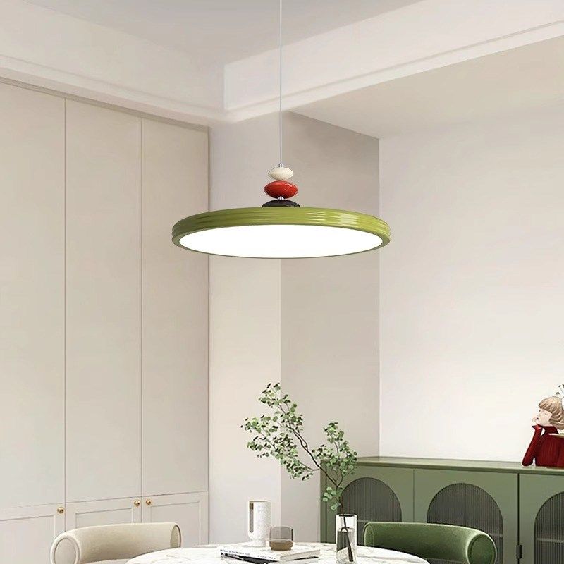 法式复古飞碟吊灯简约现代餐厅灯铬色高级感设计师岛台餐桌吊灯,家装灯饰光源,餐厅吊灯,淘宝优惠券,粉丝福利购,淘宝优惠卷