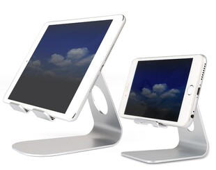 铝合金平板电脑支架手机 ipad 床头桌面懒人可调节儿童学习机架子