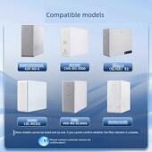 RO膜 适配安吉尔J3458 ROC60家用反渗透净水器PPC C2全套滤芯301