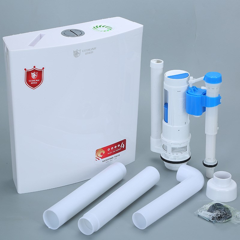 蹲便器超薄水箱蹲便器水箱整套配件节能I蹲坑冲水套装家用厕所通
