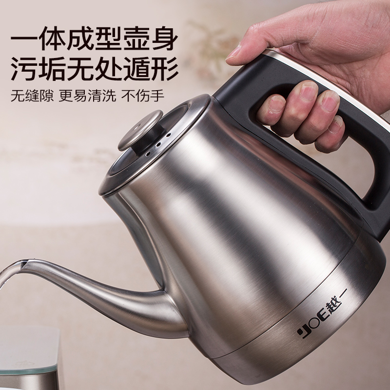 越一智能烧水壶全自动底部上水泡y茶专用壶不锈钢恒温电热水壶DT2