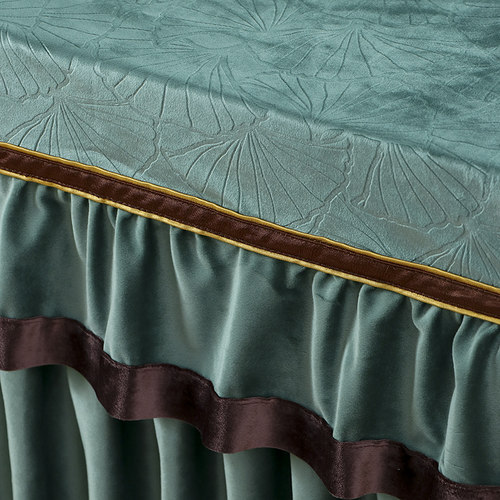 烤火桌罩套长方形四季薄款取暖桌布罩茶几L罩防尘罩电炉罩套烤火