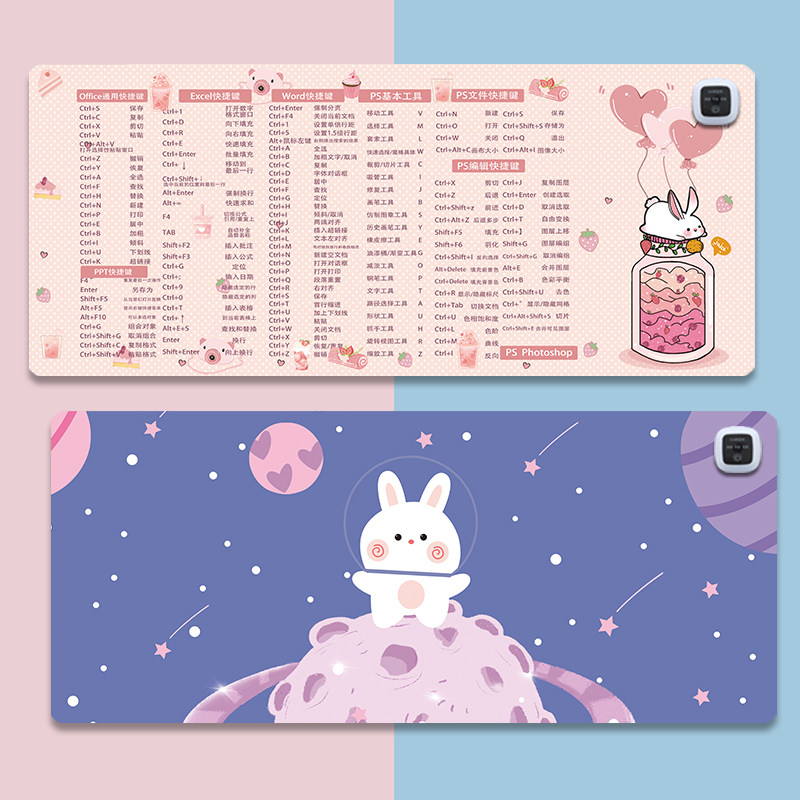 加热鼠标垫超大发热办公室电脑学生电热台板N取暖神器桌面保暖桌