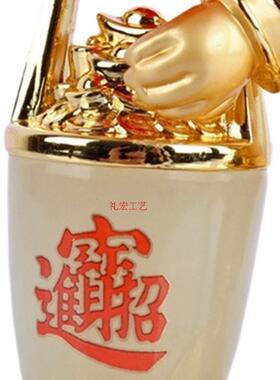 送财童子摆件婚房摆n设新结婚礼物乔迁礼品家居客厅电视酒柜装饰