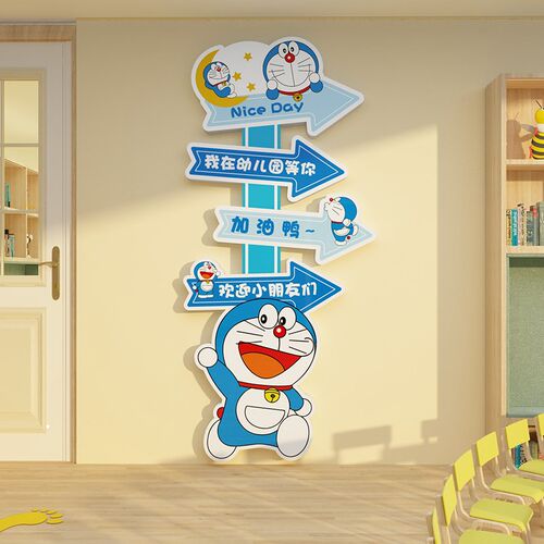 幼儿园环b创主题墙面装饰成品环境布置走廊材料托管班形象文化墙