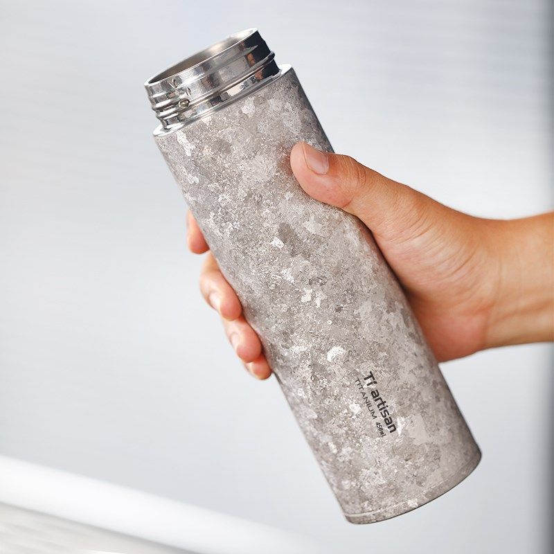 钛工匠纯钛保温杯办公p室双层防烫钛杯男士高档养生水杯纯钛焖茶,户外/登山/野营/旅行用品,水杯,淘宝优惠券,粉丝福利购,淘宝优惠卷
