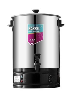 烧水壶大容量2h0升不锈钢电热烧水桶带龙头奶茶食堂商用保温开水