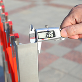 不锈钢伸缩围栏可移动折叠护栏幼儿园围挡安全P施工活动隔离防护