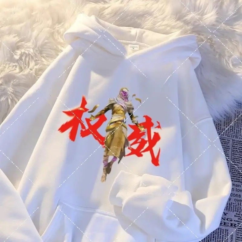 和平精英沙丘之主青少年权威秋冬连帽卫衣2025新款中大童加绒卫衣