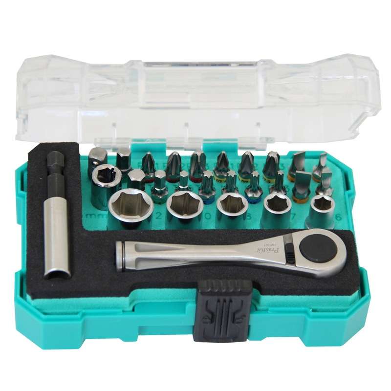 宝工(Pro'skit) SD-2318M 27件套棘轮套筒起子组套筒扳手工具套装