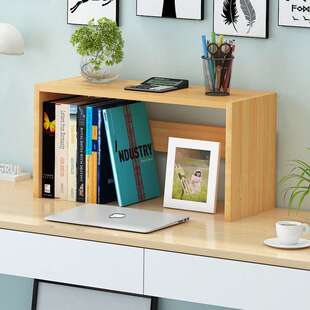 书架桌面置物架多层学生分层儿童简易办公室桌上书桌收纳书柜书立