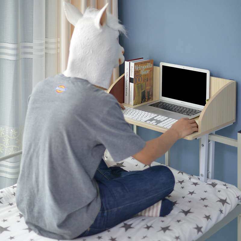 1【厂家】创意宿舍电脑桌 床上用上铺床桌 寝室神器懒人书桌
