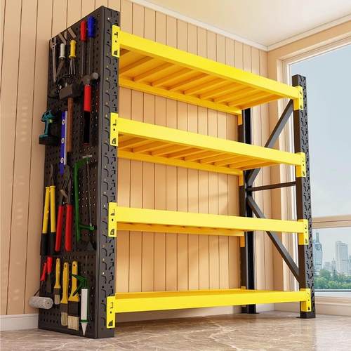 0货架仓库多层收纳架仓储整理地下室架子储物架角钢家用商用置物