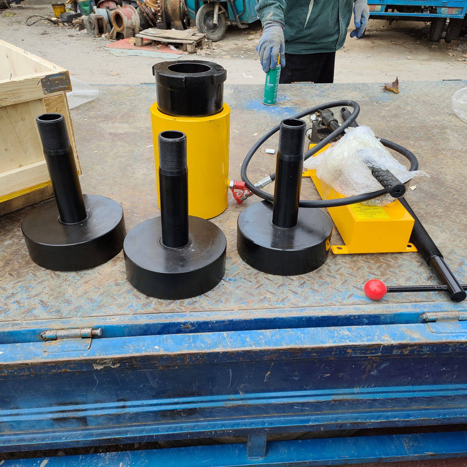 42T液压耦合器拉马70T手动拉顶机液力偶合器拆卸工具多功能拨轮器